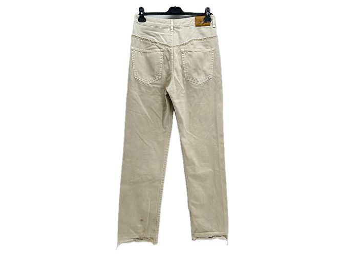ISABEL MARANT Jeans T.FR 38 Cotone Crudo - vista 2