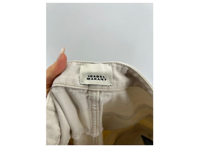 ISABEL MARANT Jeans T.FR 38 Cotone Crudo - vista 4
