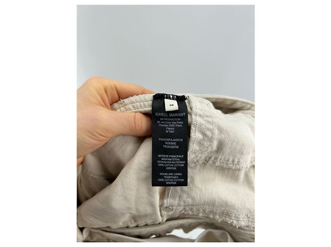 ISABEL MARANT Jeans T.FR 38 Cotone Crudo - vista 5