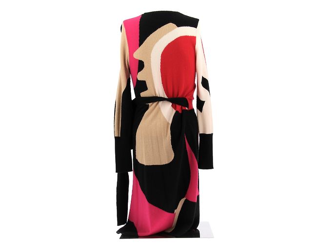 DIANE VON FURSTENBERG Kleider T.International M Kaschmir Mehrfarben - Ansicht 2