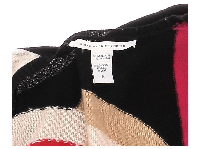DIANE VON FURSTENBERG Kleider T.International M Kaschmir Mehrfarben - Ansicht 5