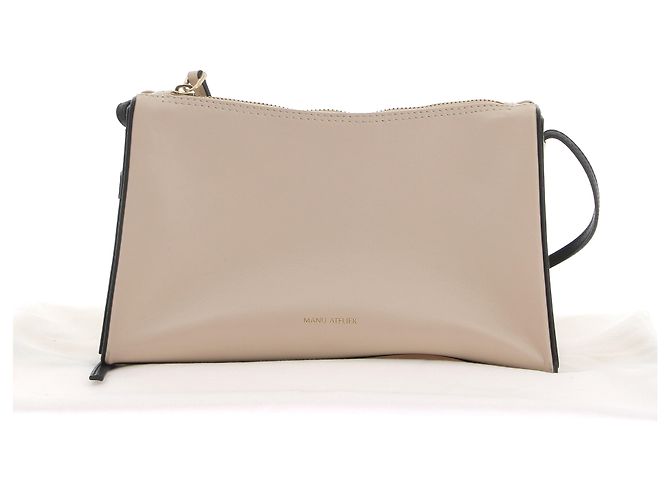 Autre Marque MANU ATELIER Borse T. Pelle Beige - vista 7