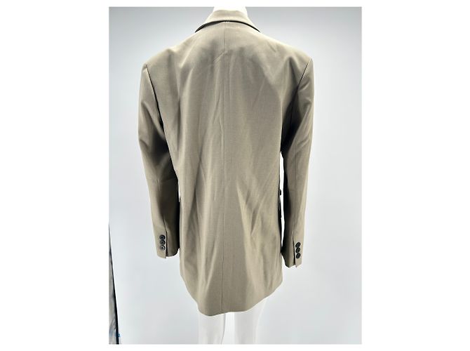 Autre Marque NON SIGNE / UNSIGNED Jackets T.International S Polyester Beige - view 2