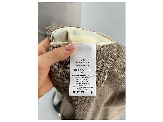 Autre Marque DE FURSAC Jacke T.FR 34 aus Wolle - Ansicht 8