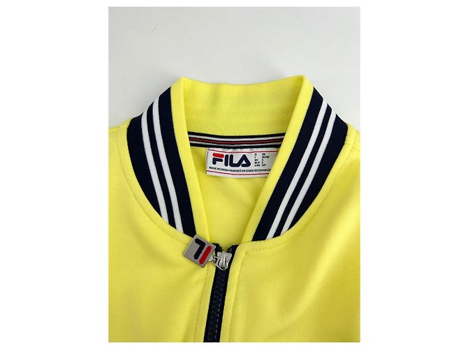 Autre Marque FILA Tops T.International S Polyester Gelb - Ansicht 5