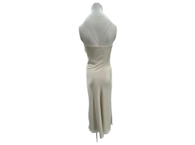 Autre Marque UNTERSCHRIFTLOS / UNTERSCHRIFTLOS Kleider T.International S Polyester Weiß - Ansicht 2