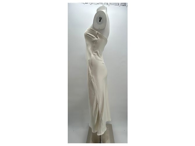 Autre Marque UNTERSCHRIFTLOS / UNTERSCHRIFTLOS Kleider T.International S Polyester Weiß - Ansicht 4