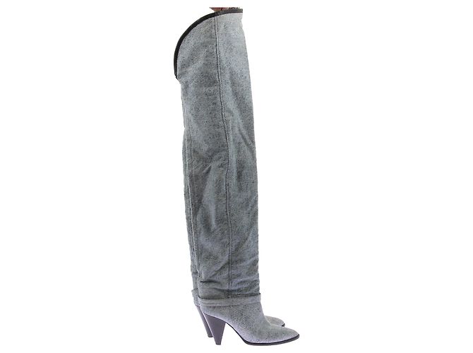 ISABEL MARANT Botas T.EU 40 Tela Azul - vista 2