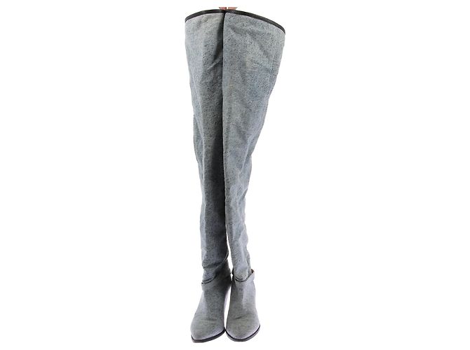 ISABEL MARANT Botas T.EU 40 Tela Azul - vista 4