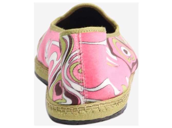 Emilio Pucci Ballerines roses et vertes - taille EU 37 - vue 3