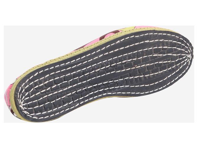 Emilio Pucci Ballerines roses et vertes - taille EU 37 - vue 5