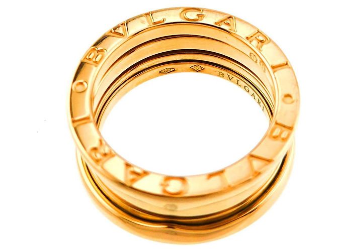 Bulgari Anello Bvlgari B-Zero1 3-Bande in Oro Giallo - vista 4