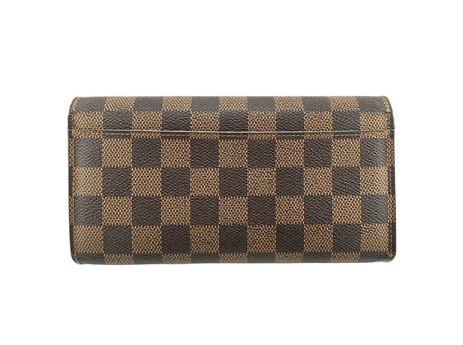 Cartera Larga Louis Vuitton en Lona Damier Marrón Castaño - vista 2