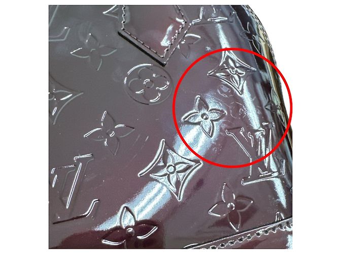 Borsa Alma BB Monogramma Louis Vuitton Bordò - vista 12