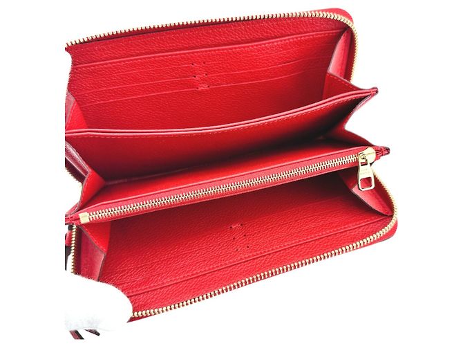 Cartera Larga Monogram Empreinte Louis Vuitton Roja - vista 13