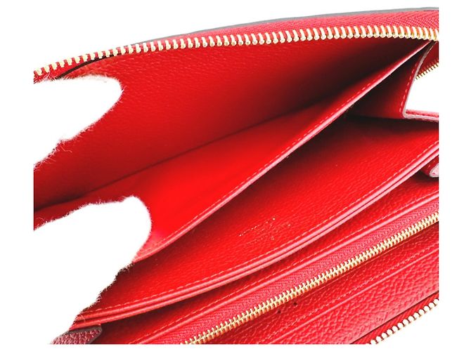 Cartera Larga Monogram Empreinte Louis Vuitton Roja - vista 14