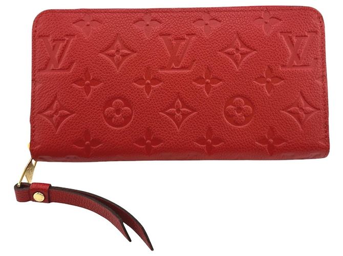 Cartera Larga Monogram Empreinte Louis Vuitton Roja - vista 2