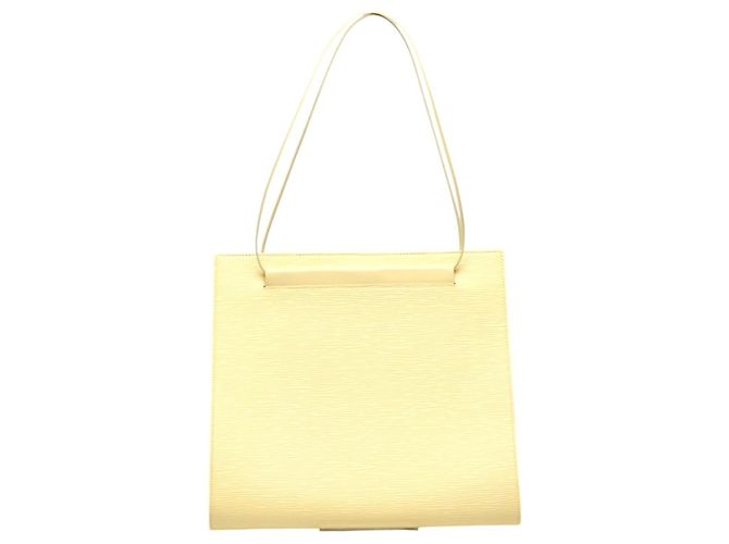 Borsa a spalla in pelle Epi Louis Vuitton Giallo - vista 2