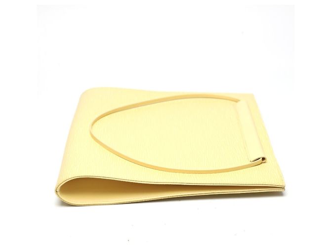 Borsa a spalla in pelle Epi Louis Vuitton Giallo - vista 4