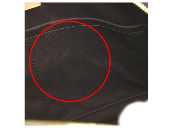 Borsa Louis Vuitton Vernis Alma PM Rosso Bordò - vista 18
