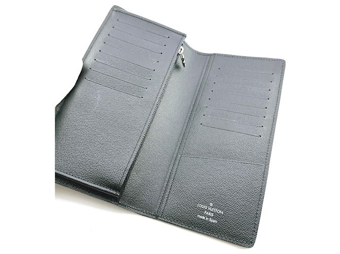 Cartera larga de cuero Epi Louis Vuitton Negro - vista 10