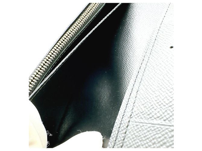 Cartera larga de cuero Epi Louis Vuitton Negro - vista 14