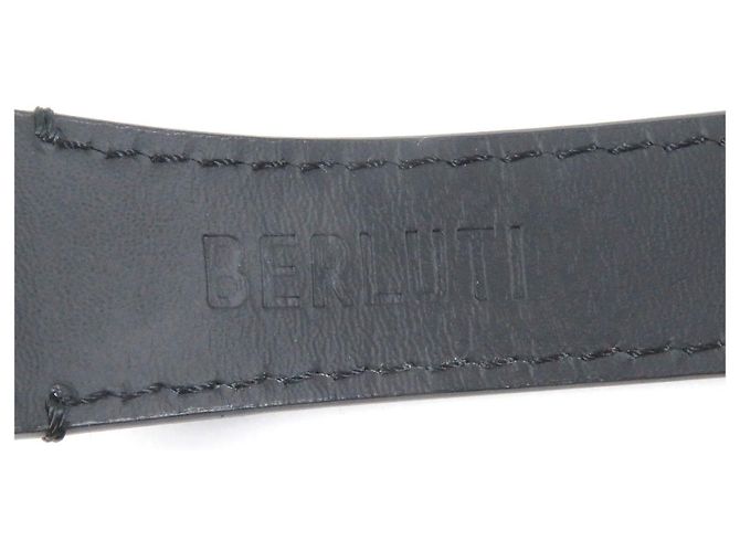 Lederarmband mit Berluti-Logo-Muster - Ansicht 7