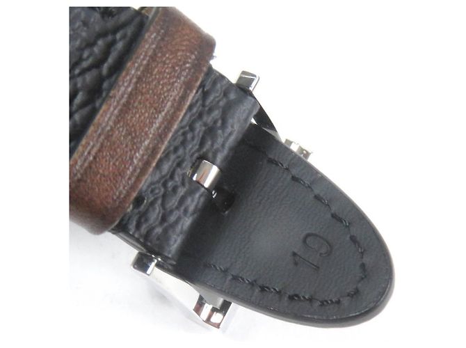 Lederarmband mit Berluti-Logo-Muster - Ansicht 8