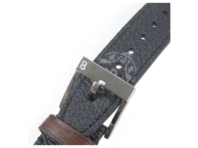 Lederarmband mit Berluti-Logo-Muster - Ansicht 9