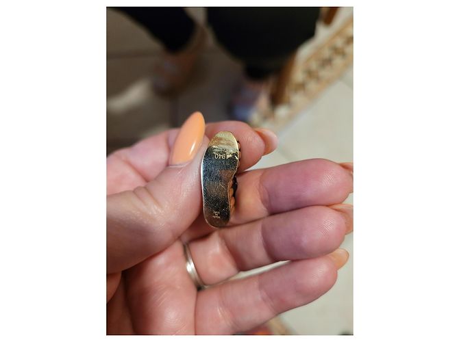 Ciondolo Salvatore Ferragamo Scarpetta in Oro Giallo 18k D'oro - vista 2