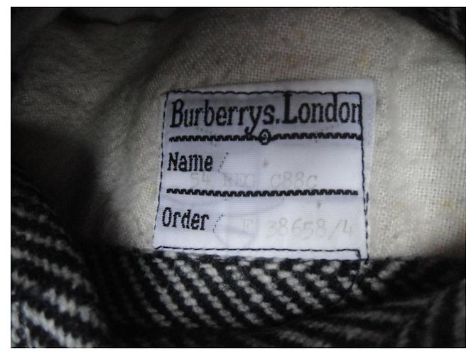 Burberry Grey Wool Coat Men - view 5
