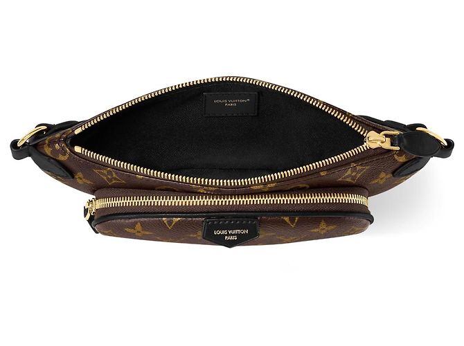 Bumbag Louis Vuitton Keepit Riñonera Monograma Marrón Castaño - vista 2