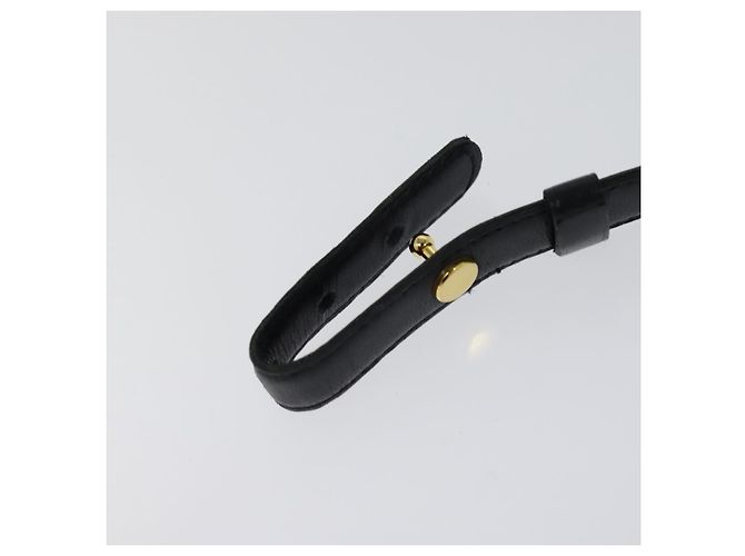 CHANEL COCO Mark Gürtel Leder 26,4"" Schwarz Gold CC Auth yk17305 Golden - Ansicht 16