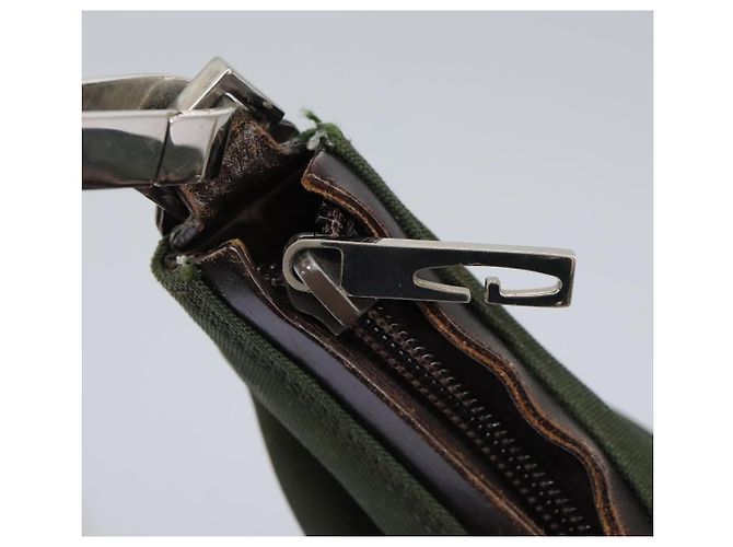 Sac à main GUCCI en toile kaki 000 0602 Auth ti2770 - vue 10