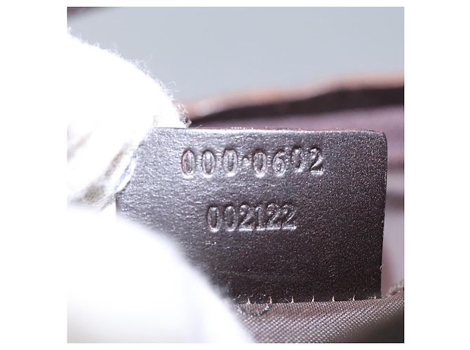 Sac à main GUCCI en toile kaki 000 0602 Auth ti2770 - vue 12