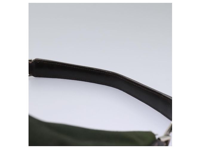 Sac à main GUCCI en toile kaki 000 0602 Auth ti2770 - vue 14