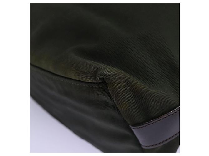Sac à main GUCCI en toile kaki 000 0602 Auth ti2770 - vue 18