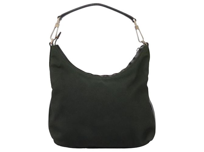 Sac à main GUCCI en toile kaki 000 0602 Auth ti2770 - vue 2