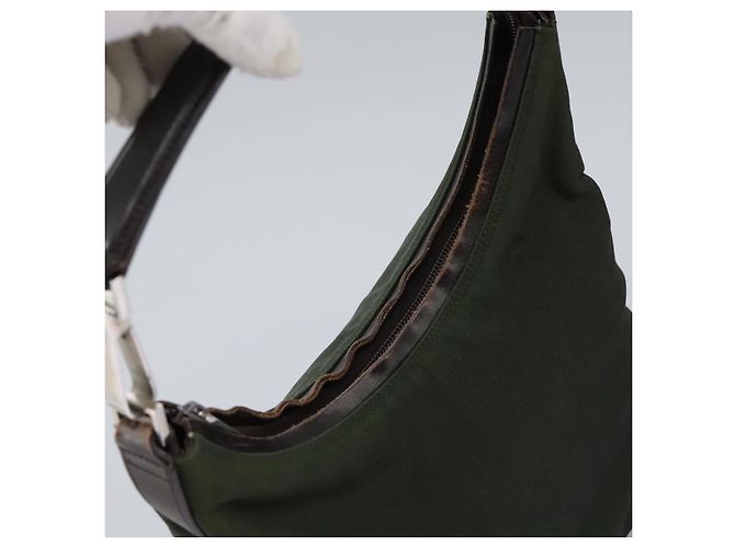 Sac à main GUCCI en toile kaki 000 0602 Auth ti2770 - vue 6