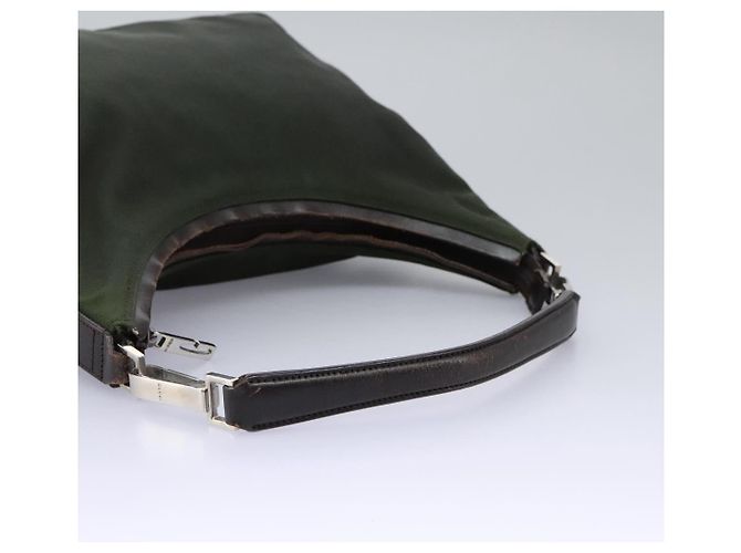 Sac à main GUCCI en toile kaki 000 0602 Auth ti2770 - vue 7