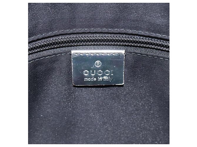 Borsa a Spalla GG Canvas Gucci Argento Blu 145857 Auth 110391 - vista 17