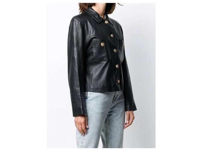 Autre Marque A.N.G.E.L.O. Vintage Cult Black Leather Jacket - view 3