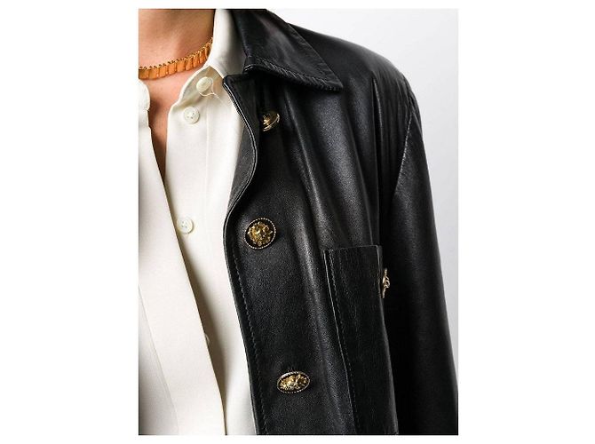 Autre Marque A.N.G.E.L.O. Vintage Cult Black Leather Jacket - view 5