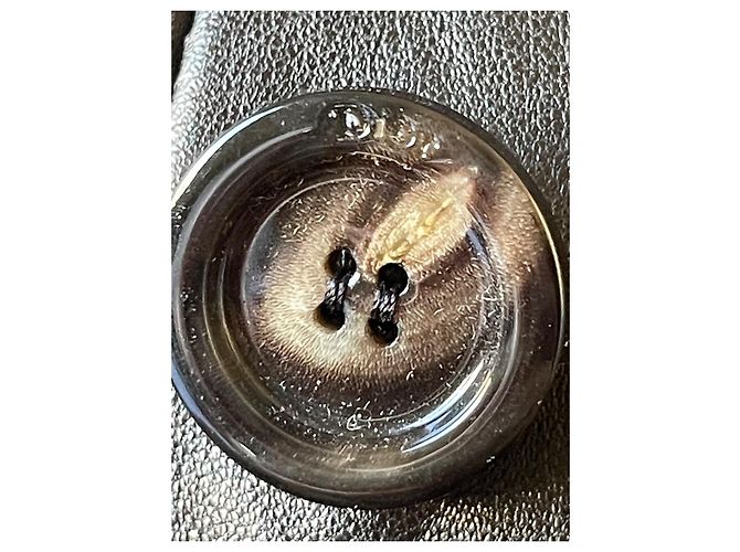 Dior Lederjacke Schwarz Trapezform - Ansicht 4