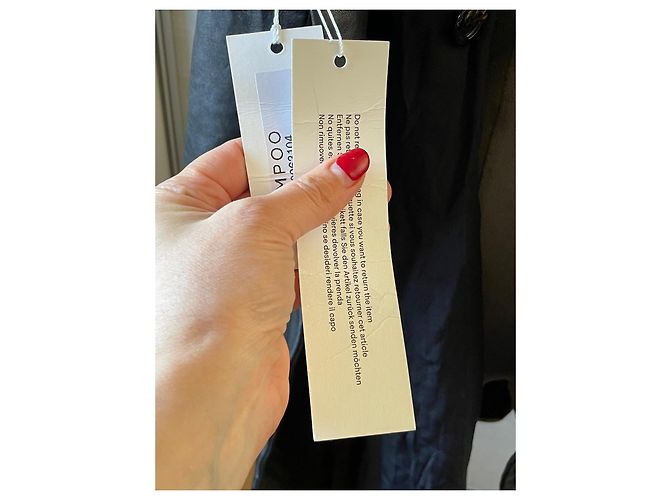 Dior Lederjacke Schwarz Trapezform - Ansicht 5