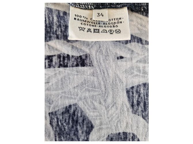 Camiseta Hermès de algodón azul marino - vista 5