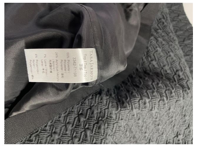 Camicia Tara Jarmon Nera Taglia 40 Nero - vista 9