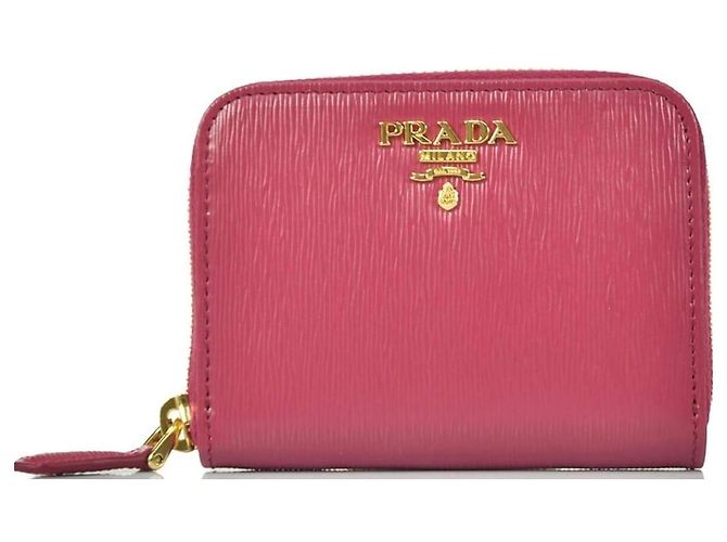 Prada Geldbörse aus Leder Rosa Pink - Ansicht 2