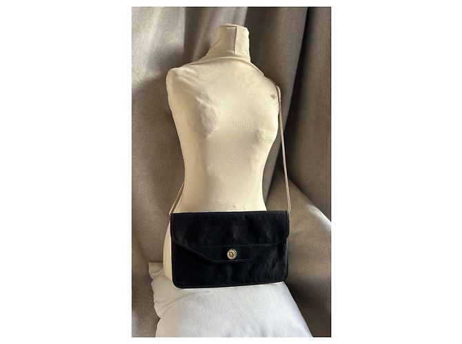 Borsa a pochette Christian Dior Nero D'oro - vista 10
