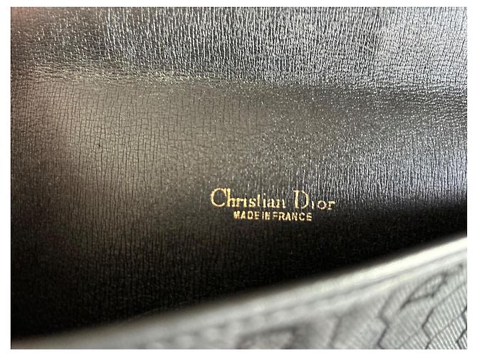 Borsa a pochette Christian Dior Nero D'oro - vista 14